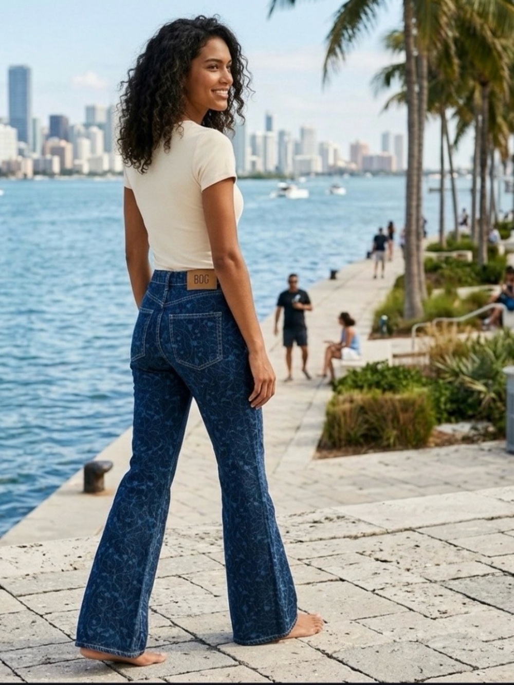 BDG | Y2K Retro Blue Flare Jeans | TALL Women’s Tall, Size 28 | denim